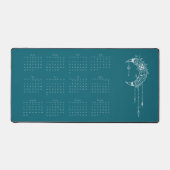 Calendrier 2024 Année complète Boho Sea Wave (Recto)