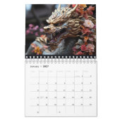 Calendrier 2024 Année du mur du dragon (Jan 2027)