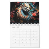 Calendrier 2024 Année du mur du dragon (Mar 2027)