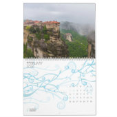 Calendrier 2024 année, Meteora, Grèce, Europe (Feb 2026)