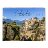 Calendrier 2024 année, Meteora, Grèce, Europe (Protection)