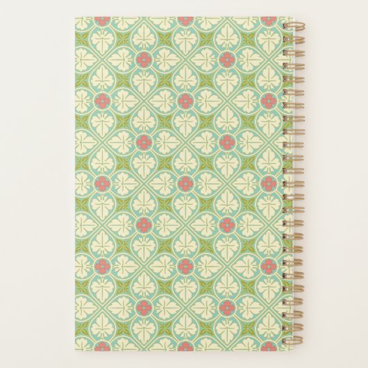 Calendrier 2024 Année Victorienne Art Nouveau Pers (Dos)