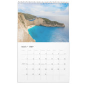 Calendrier 2024 avec photos de Grèce (Mar 2027)