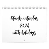 Calendrier 2024 Avec Vacances (Protection)