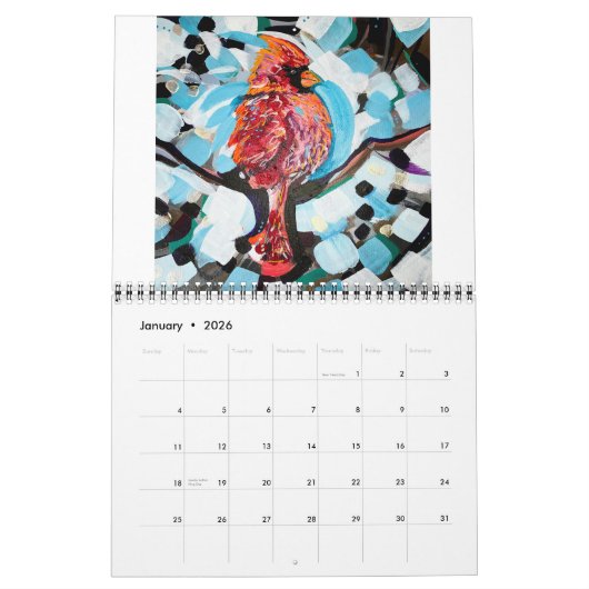Calendrier 2024 Charlene Anne Wilson Art (Jan 2026)
