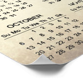 Calendrier 2024 de deux coqs Poster (Coin)