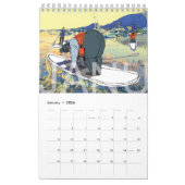 Calendrier 2024 de la carte à pédales (Jan 2026)