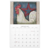 Calendrier 2024 des coqs des fermes (Jan 2027)