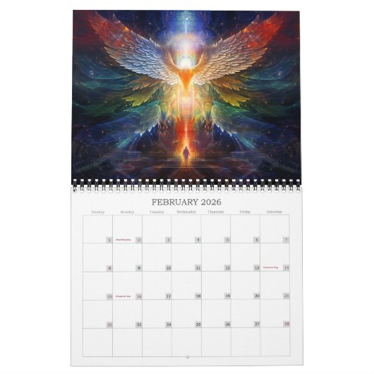 Calendrier 2024 Dimensions Visionnaires 7 Art Surreal (Feb 2026)