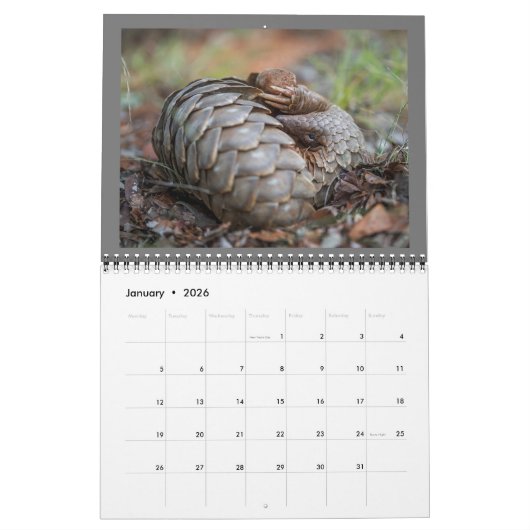 Calendrier 2024 du Fonds de Secourt Pangolin (Jan 2026)
