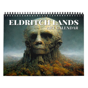 Calendrier 2024 Eldritch Lands 1 Dark Imaginaire Art Calendar