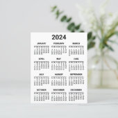 Calendrier 2024 En bref Feuille de papier (Debout devant)