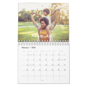Calendrier 2024 Family Custom Photo Chic Script (Feb 2026)
