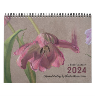 Calendrier 2024 Floral Botanical Art