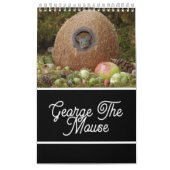 Calendrier 2024 George la souris dans une pile de rondins (Protection)