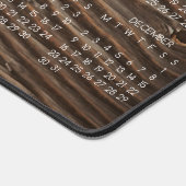 Calendrier 2024 Grain de bois rustique image (Coin)