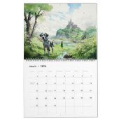 Calendrier 2024 Great Dane Water Color (personnalisable) (Mar 2026)
