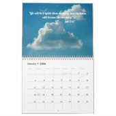 Calendrier 2024 | Magnifique inspiration chrétienne (Jan 2026)