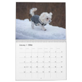 Calendrier 2024 Mignonne Chiot - Calendrier photo  (Jan 2026)