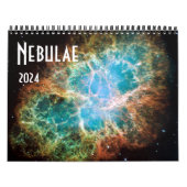 Calendrier 2024 NASA Space Nebulae Astronomy Stars (Protection)