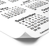 Calendrier 2024 Nebraska Sandhills par Janz Poster (Coin)