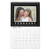 Calendrier 2024 Nom De Famille Photo Noir Et Blanc (Feb 2026)