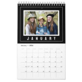 Calendrier 2024 Nom De Famille Photo Noir Et Blanc (Jan 2026)