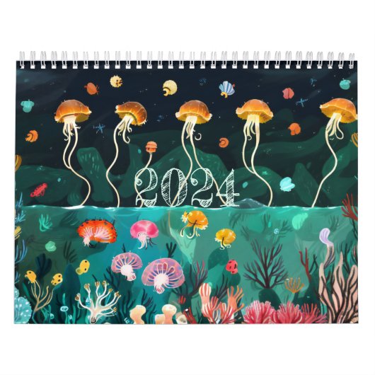 calendrier 2024 océan, mer (Protection)