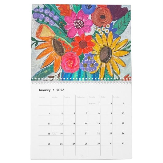 Calendrier 2024 par Monica Martin Fine Art (Jan 2026)