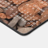 Calendrier 2024 Rustic Country Nature Rocks Photo (Coin)