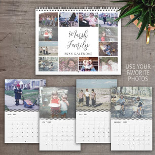 Calendrier 2024 Simple moderne photo personnalisée - 13 image