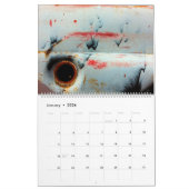 Calendrier 2024 - Texture couleur Abstraite (Jan 2026)