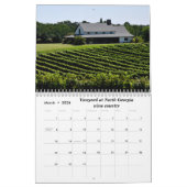 Calendrier 2024 Vues de Géorgie, USA (Mar 2026)