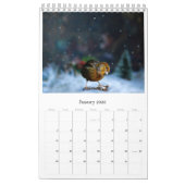 Calendrier 2024 Wall Calendar Mignons Oiseaux Animaux Animaux (Jan 2026)