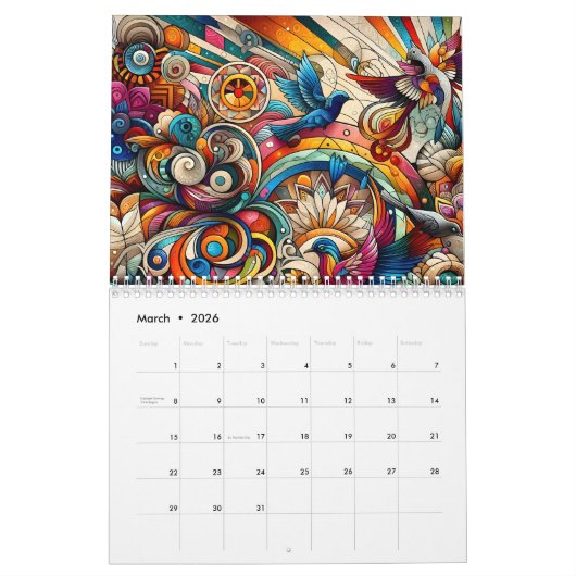 CALENDRIER 2025 (Mar 2026)