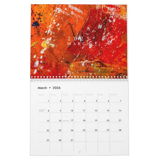 Calendrier 2025 (Mar 2026)