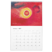 Calendrier 2025-26 - Peintures cosmiques (Jan 2027)