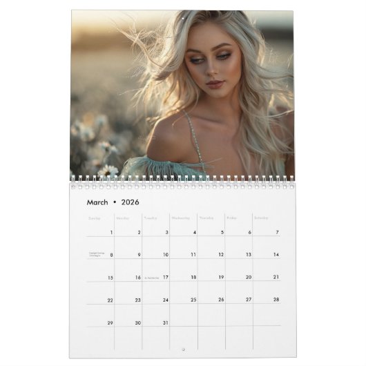 Calendrier 2025 - Amanda Sinclair (Mar 2026)