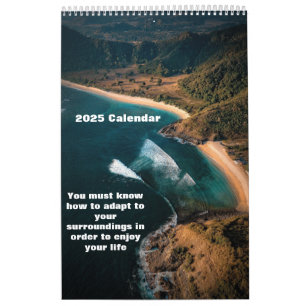 Calendrier 2025 amoureux des plages