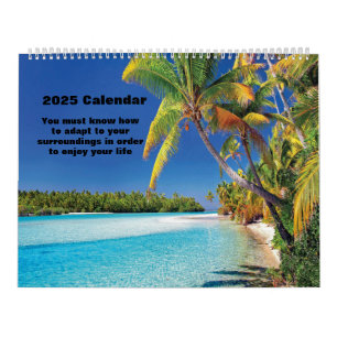 Calendrier 2025 amoureux des plages