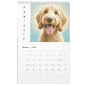 Calendrier 2025 Animaux amusants de race de chien (Feb 2026)