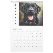 Calendrier 2025 Animaux amusants de race de chien (Jan 2026)