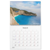 Calendrier 2025 année avec photo de Grèce Calendri (Mar 2026)