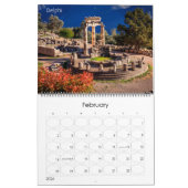 Calendrier 2025 année avec photo de Grèce Calendri (Feb 2026)