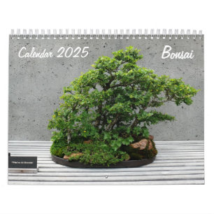 Calendrier 2025 avec Bonsai
