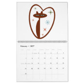 Calendrier 2025 avec MCM Cats (Feb 2027)
