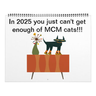 Calendrier 2025 avec MCM Cats
