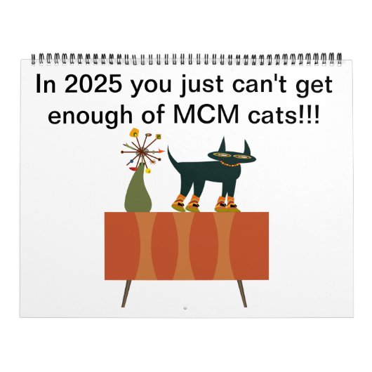 Calendrier 2025 avec MCM Cats (Protection)