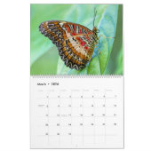 Calendrier 2025 avec papillons papillons (Mar 2026)