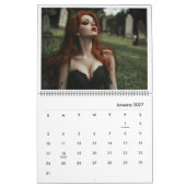 Calendrier 2025 Beautés Gothiques (Jan 2027)